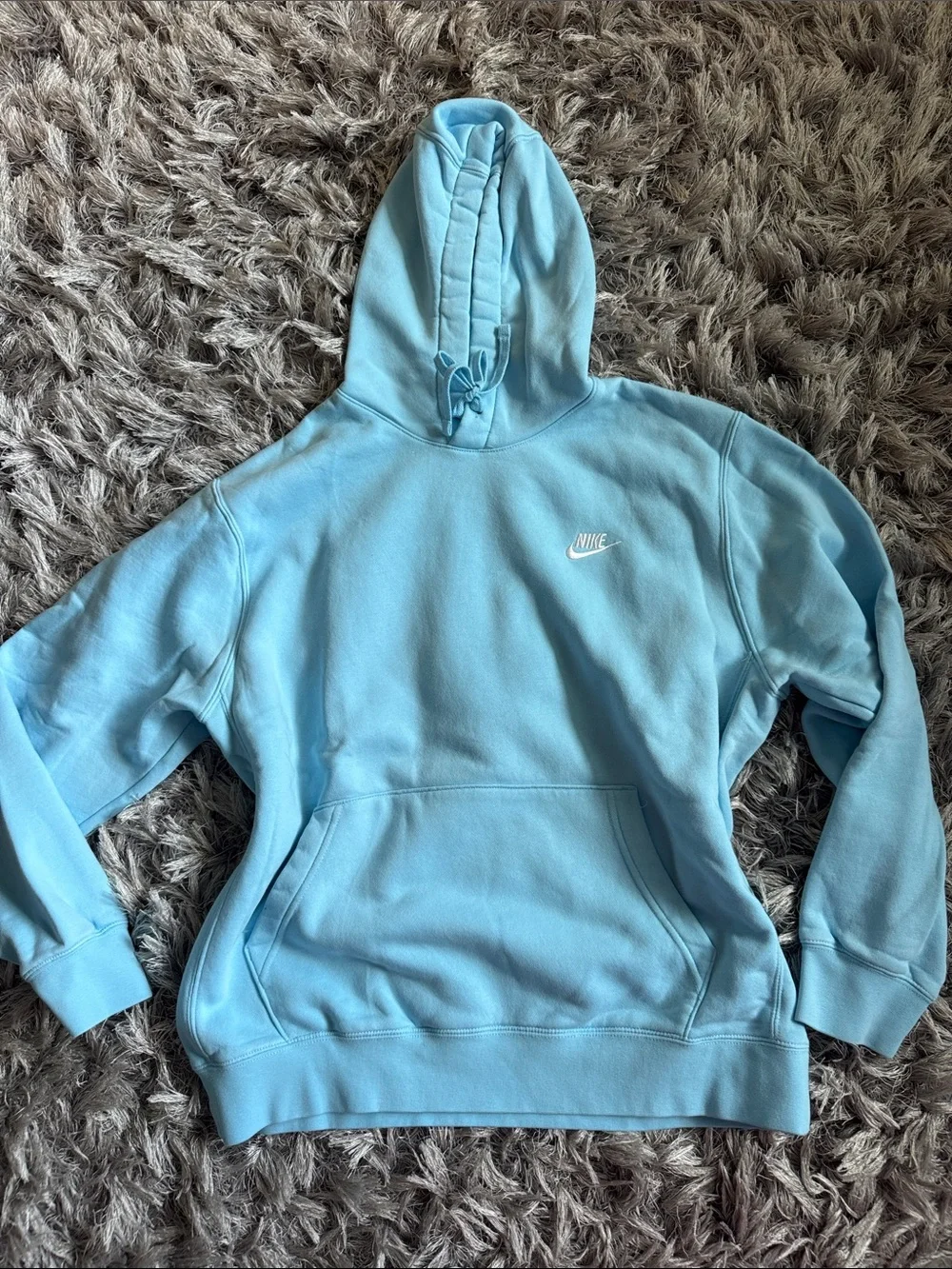 Nike Men's Sky Blue Pullover Hoodie